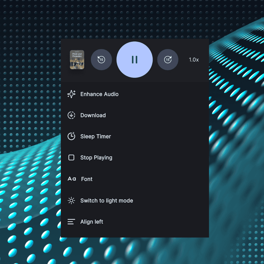 Playback Speed & Personalization - Your Reading, Your Pace