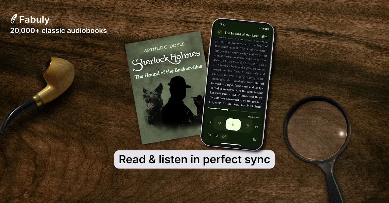 The Hound of the Baskervilles and Fabuly’s synchronized reader