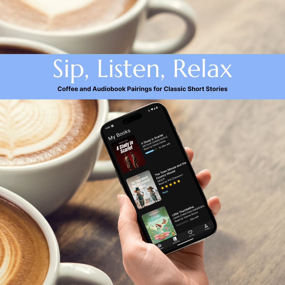 Classic audiobooks to read with coffee on National Coffee Day. Best audio books classics