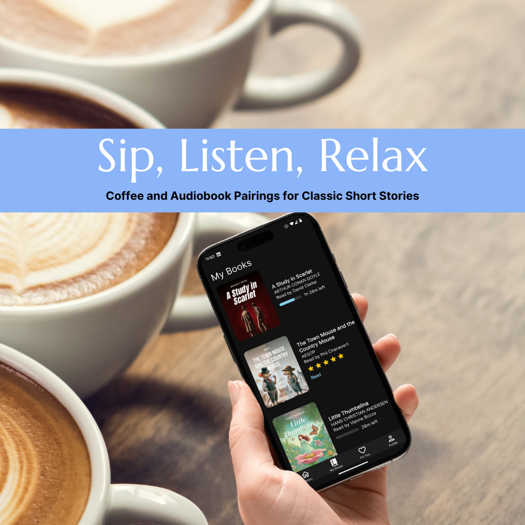 Classic audiobooks to read with coffee on National Coffee Day. Best audio books classics