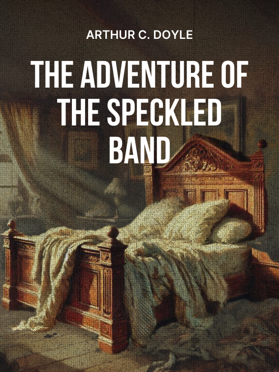 The Cover of Arthur C. Doyle's The Adventure of the Speckled Band designed by Fabuly: A free classic audiobooks app